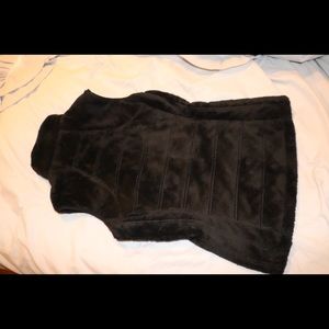 Reversible xs black North Face vest